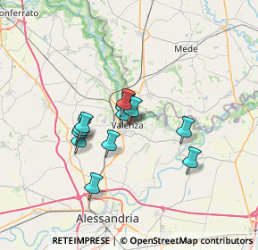 Mappa Via Magenta, 15048 Valenza AL, Italia (4.91462)