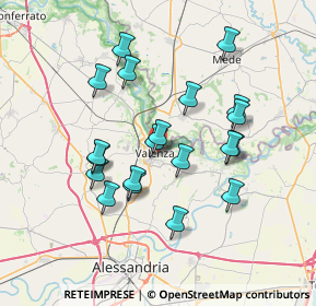 Mappa Largo Anna Frank, 15048 Valenza AL, Italia (6.616)