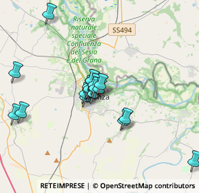 Mappa Largo Anna Frank, 15048 Valenza AL, Italia (2.789)