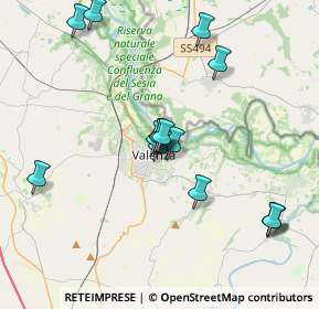 Mappa Largo Anna Frank, 15048 Valenza AL, Italia (3.706)