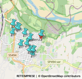 Mappa Largo Anna Frank, 15048 Valenza AL, Italia (0.96)