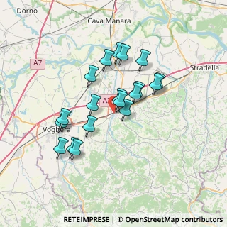 Mappa Via Torino, 27045 Casteggio PV, Italia (6.00579)