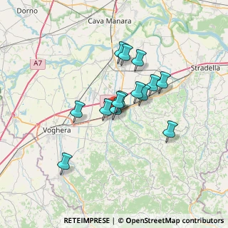 Mappa Via Torino, 27045 Casteggio PV, Italia (5.28714)
