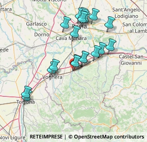 Mappa Piazza Dante, 27045 Casteggio PV, Italia (14.269)