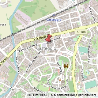Mappa Piazza Dante, 20, 27045 Casteggio, Pavia (Lombardia)