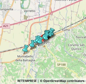 Mappa Piazza Dante, 27045 Casteggio PV, Italia (0.65333)