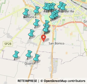 Mappa Via Egidio Marulli, 29122 Piacenza PC, Italia (2.087)