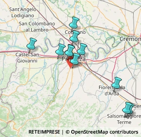 Mappa Via Egidio Marulli, 29122 Piacenza PC, Italia (13.99)