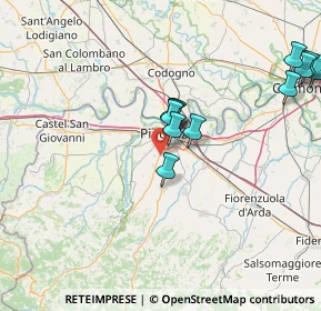 Mappa Via Egidio Marulli, 29122 Piacenza PC, Italia (14.90083)