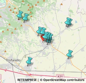 Mappa Via Trofarello, 10023 Chieri TO, Italia (2.86692)