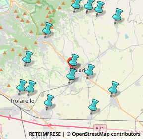 Mappa Via Trofarello, 10023 Chieri TO, Italia (4.75214)