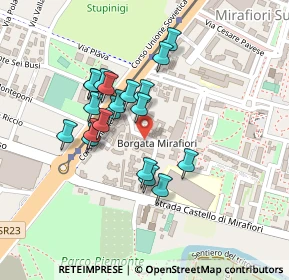 Mappa Strada Comunale di Mirafiori, 10135 Torino TO, Italia (0.184)
