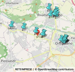 Mappa Via Giaveno, 10140 Rivalta di Torino TO, Italia (2.3285)