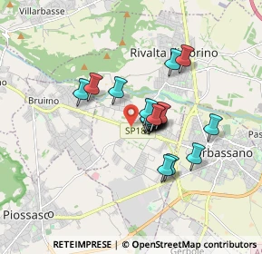 Mappa Via Giaveno, 10140 Rivalta di Torino TO, Italia (1.129)