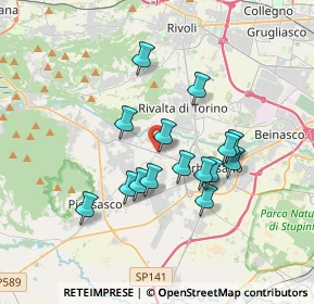 Mappa Via Giaveno, 10140 Rivalta di Torino TO, Italia (2.99467)