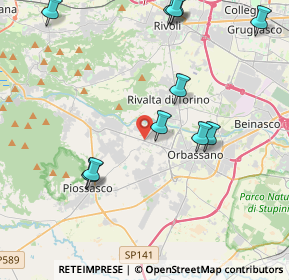 Mappa 10140 Rivalta di Torino TO, Italia (4.79364)