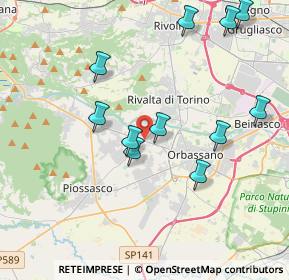 Mappa Via Giaveno, 10140 Rivalta di Torino TO, Italia (4.07636)