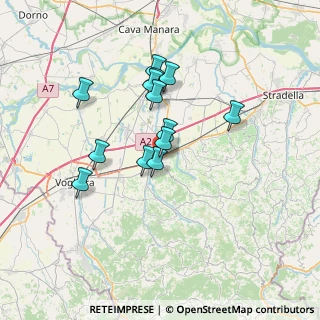 Mappa Via Antonio Gramsci, 27045 Casteggio PV, Italia (5.81923)