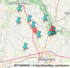 Mappa SS del Monferrato, 15046 San Salvatore Monferrato AL (6.93182)