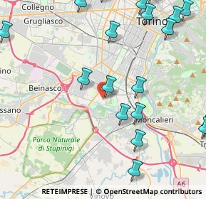 Mappa Via Luigi Capuana, 10135 Torino TO, Italia (5.8195)
