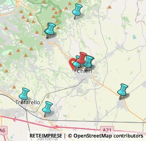 Mappa Via Pavarolo, 10023 Chieri TO, Italia (3.82818)