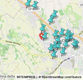 Mappa Via Pavarolo, 10023 Chieri TO, Italia (1.0115)