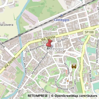 Mappa Via Alessandro Manzoni, 2, 27045 Casteggio, Pavia (Lombardia)