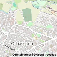 Mapa Orbassano