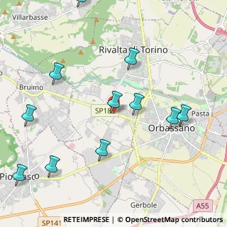 Mappa All'interno di Soledoro, 10040 Rivalta di Torino TO, Italia (2.51091)