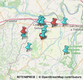 Mappa Strada Seminò, 29011 Borgonovo Val Tidone PC, Italia (5.64929)