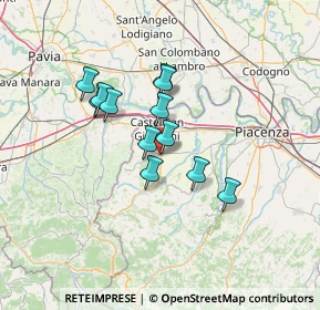 Mappa Strada Seminò, 29011 Borgonovo Val Tidone PC, Italia (10.37667)