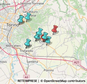 Mappa Piazza Duomo, 10023 Chieri TO, Italia (4.87083)