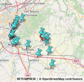 Mappa Via Sambuy, 10023 Chieri TO, Italia (8.5615)