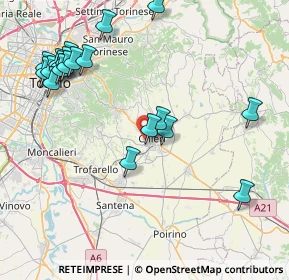 Mappa Via Sambuy, 10023 Chieri TO, Italia (9.6815)