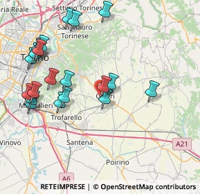 Mappa Via Sambuy, 10023 Chieri TO, Italia (8.8275)