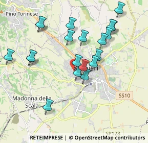 Mappa Via Sambuy, 10023 Chieri TO, Italia (1.919)