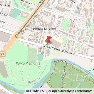 Mappa Strada Castello di Mirafiori, 55, 10135 Torino, Torino (Piemonte)