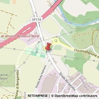 Mappa Strada Borgaretto, 6, 10092 Beinasco, Torino (Piemonte)
