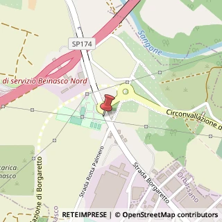 Mappa Strada Borgaretto, 6, 10092 Beinasco, Torino (Piemonte)