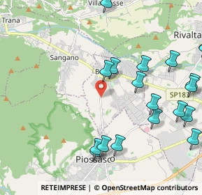 Mappa Via Susa - Pinerolo, 10090 Bruino TO, Italia (2.696)