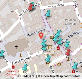 Mappa Vicolo Tepice, 10023 Chieri TO, Italia (0.094)