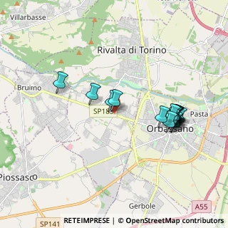 Mappa Via Giaveno, 10400 Rivalta di Torino TO, Italia (1.87375)