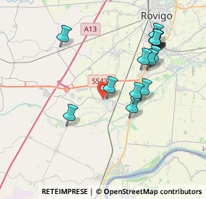 Mappa Via Papa Giovanni XXIII, 45031 Arquà Polesine RO, Italia (3.98333)