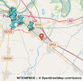 Mappa 29122 Ponte del Nure PC, Italia (6.06846)