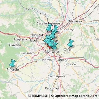 Mappa Via Alessandro Manzoni, 10024 Moncalieri TO, Italia (8.31182)