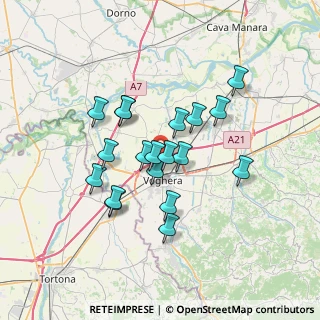 Mappa Strada Torremenapace, 27058 Voghera PV, Italia (5.80474)