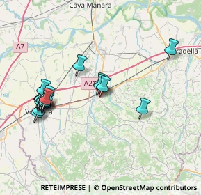 Mappa Via Bussolino, 27045 Casteggio PV, Italia (8.097)