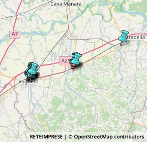 Mappa Via Bussolino, 27045 Casteggio PV, Italia (7.979)