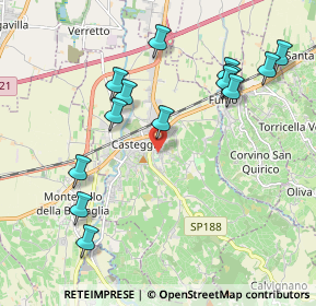 Mappa Via Bussolino, 27045 Casteggio PV, Italia (2.14786)