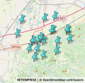 Mappa Via Bussolino, 27045 Casteggio PV, Italia (3.073)